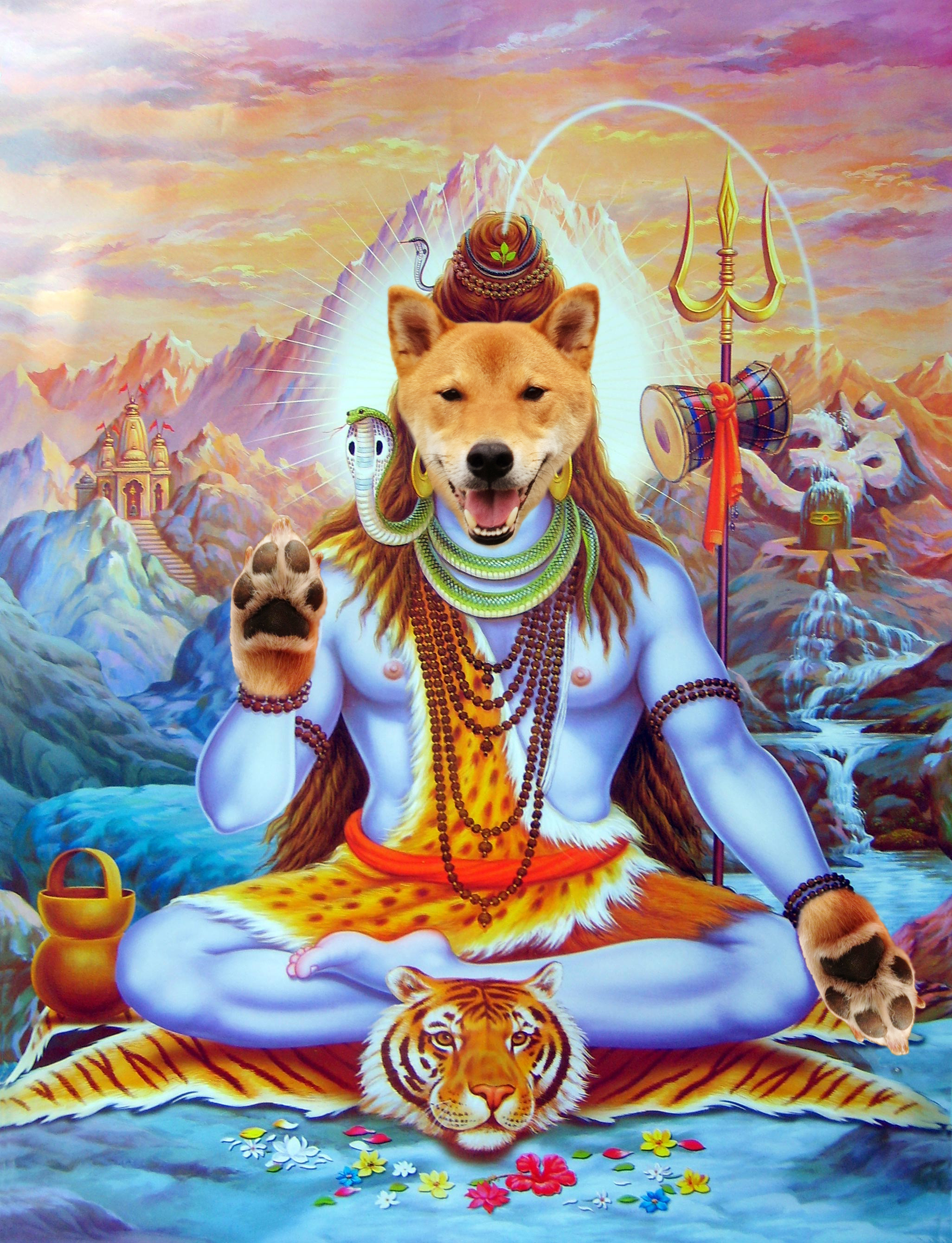 Cartoon Shiva